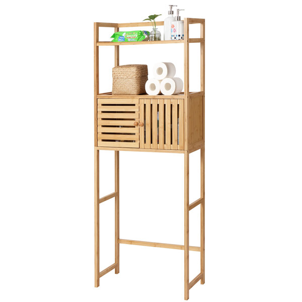 Latitude Run® 23.6" W x 62" H x 10.2" D Solid Wood FreeStanding Over